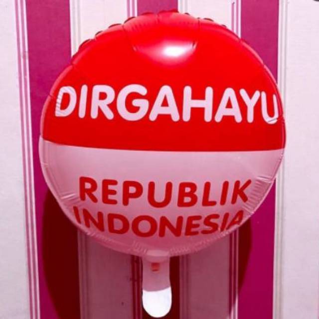 BALON FOIL BULAT DIRGAHAYU RI