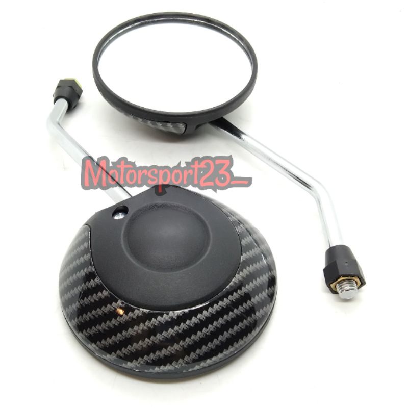 Spion scoopy new carbon celup spion scoopy donat spion standar scoopy new karbon gagang chrome Unive