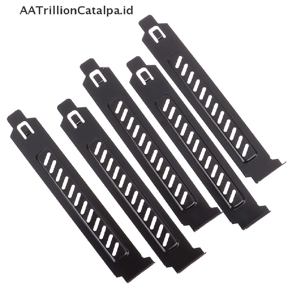 Aatrillioncatalpa 5pcs Cover Slot PCI Filter Debu Untuk Kipas Pendingin Cpu