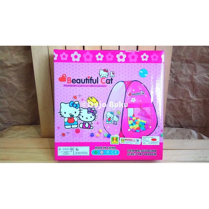Mainan Tenda Anak Cewek Hello Kitty (- Pink )-