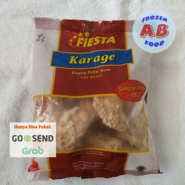 

Fiesta Karage 250 gram Chicken Karage 250 gr Fiesta Karage 250gram Karage Ayam Daging Paha Ayam