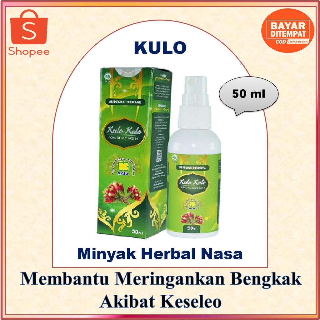 Minyak Herbal Kulo Kulo 50 ml Minyak Pijat Kaki Keseleo Aman BPOM
