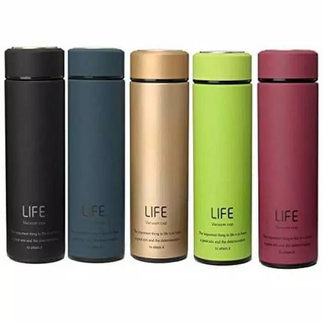 Termos LIFE Stainless steel termos Polos  Vacuum Flask Termos Trendy Business 500 ML thermos