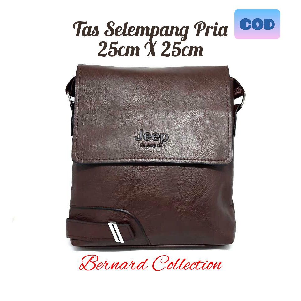 Tas Selempang Pria SALE Tas Selempang Bisnis Atau Santai Bahan Kulit PU Impor Keren Dan Elegan