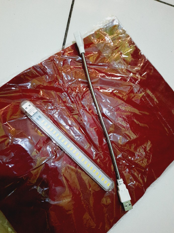 Lampu Meja Led 5v Usb 24 12w Dua Warna