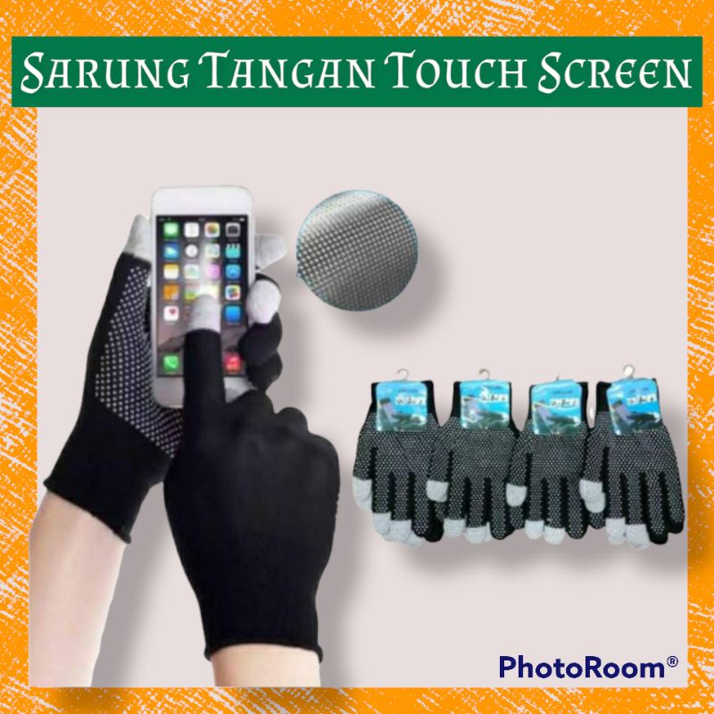 TERMURAH SARUNG TANGAN / motor TOUCH SCREEN rajut