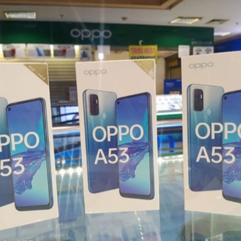 OPPO A53 4/64GB GRS RESMI OPPO 1THN - Black, Hijau & Blue-1