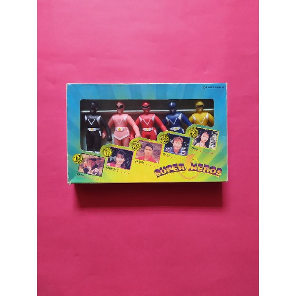 Action figure super heroes power rangers