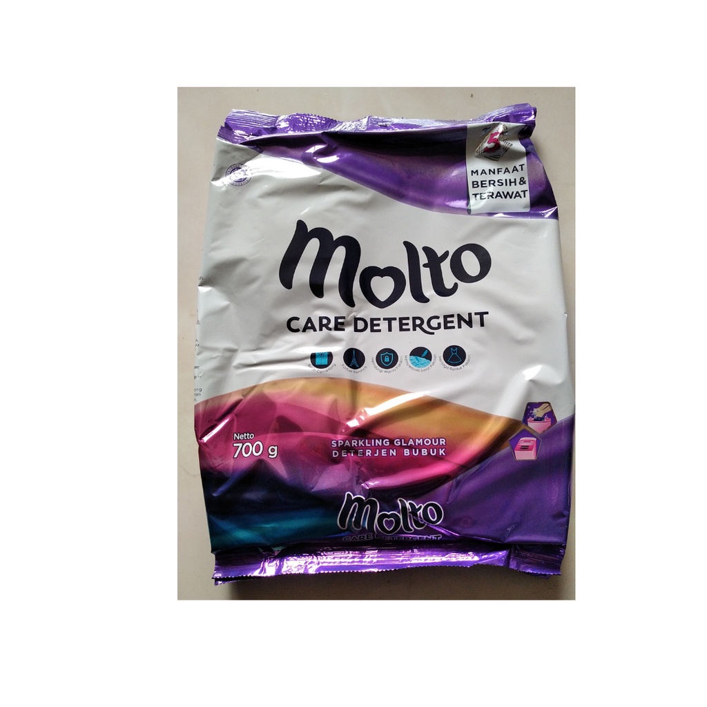 Molto Detergen molto bubuk Sparkling Glamour 700 gr