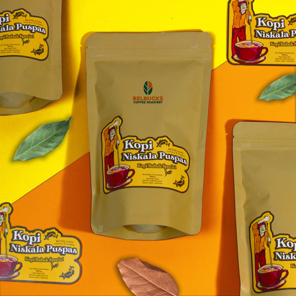 

Kopi Bubuk Arabika Gayo Blend Niskala Puspas Tubruk 250g