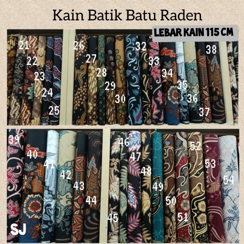 kain batik batu raden