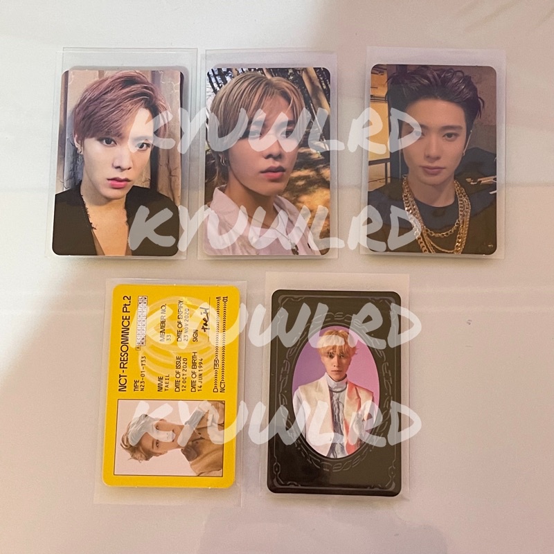 nct photocard jaehyun yuta taeil hendery resonance neozone irregular kihno nct 2020 yearbook id