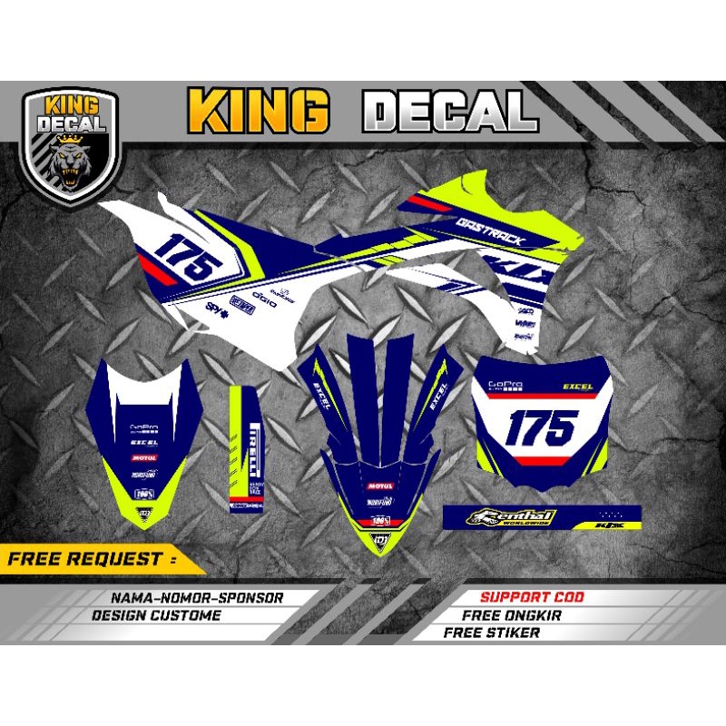 DECAL KX 85 FULL BODY DECAL KX 85 BEBEK STANDAR