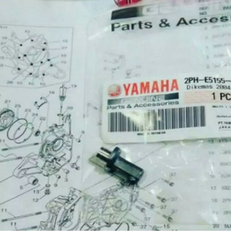 NOZLE 3 BAK CVT MIO M3 MIO Z MIO S PART ORIGINAL YAMAHA