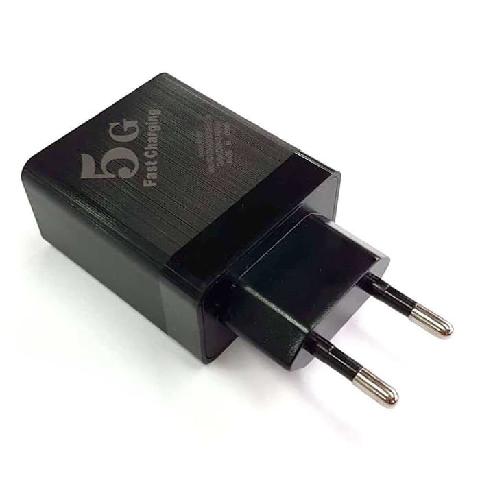 5G Kepala Charger Fast Quick Charging USB 3 Port 2.4A Xiaomi Oppo Vivo