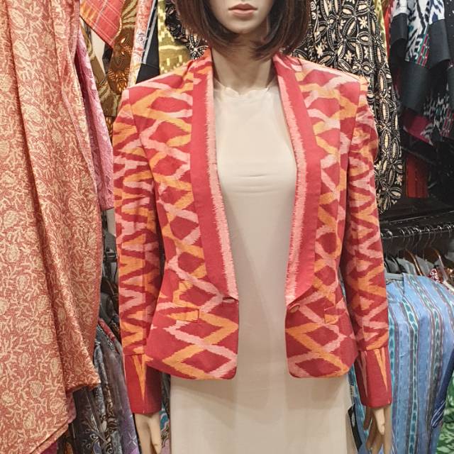Blazer tenun batik tenun