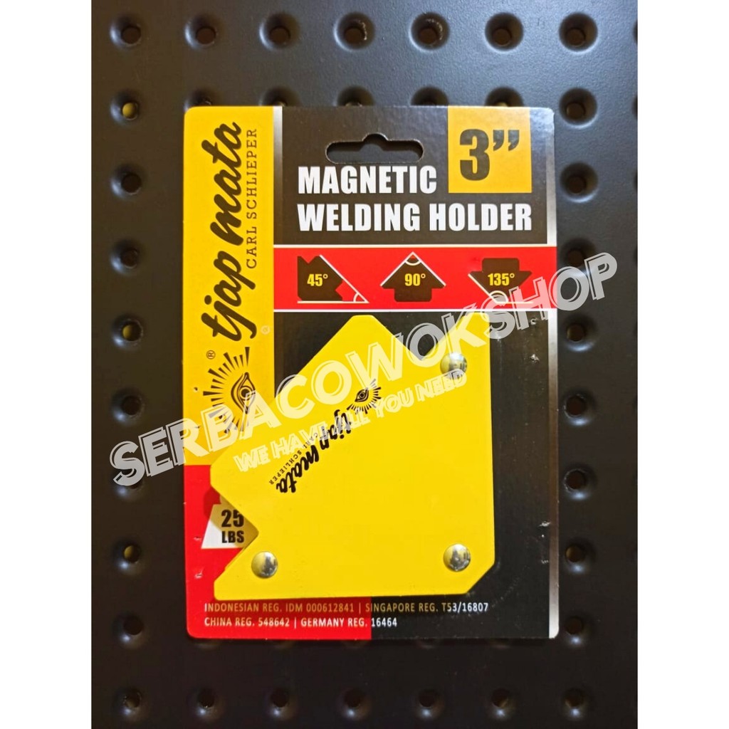 Tjap Mata Arrow Magnetic Welding Holder Siku Magnet 25 LBS 3&quot; Termurah Berkualitas