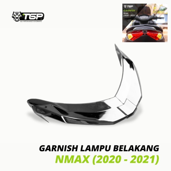 Garnish LAMPU BELAKANG New Nmax 155 variasi aksesoris Nmax Chrome Set