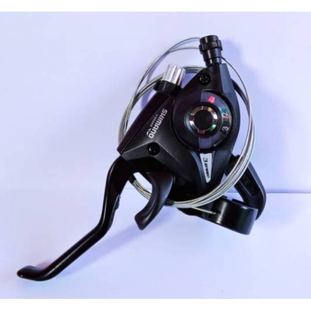 Shifter Kiri Shimano Original 3 Speed Operan Gigi Depan Sepeda Gunung Shifter Set Handle Rem MTB