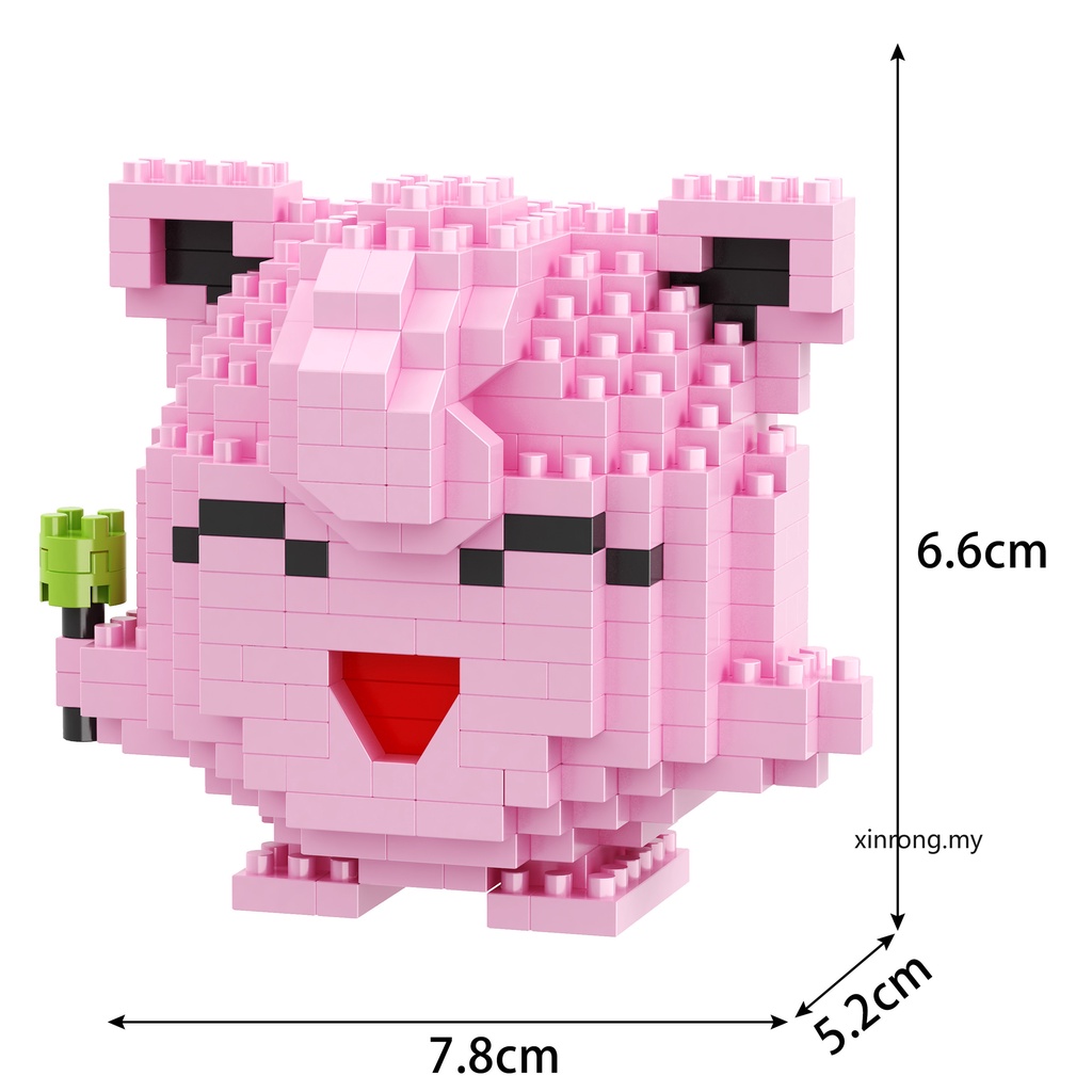 Nano Block Bikachu Pocket Monster Pokemon Untuk Edukasi