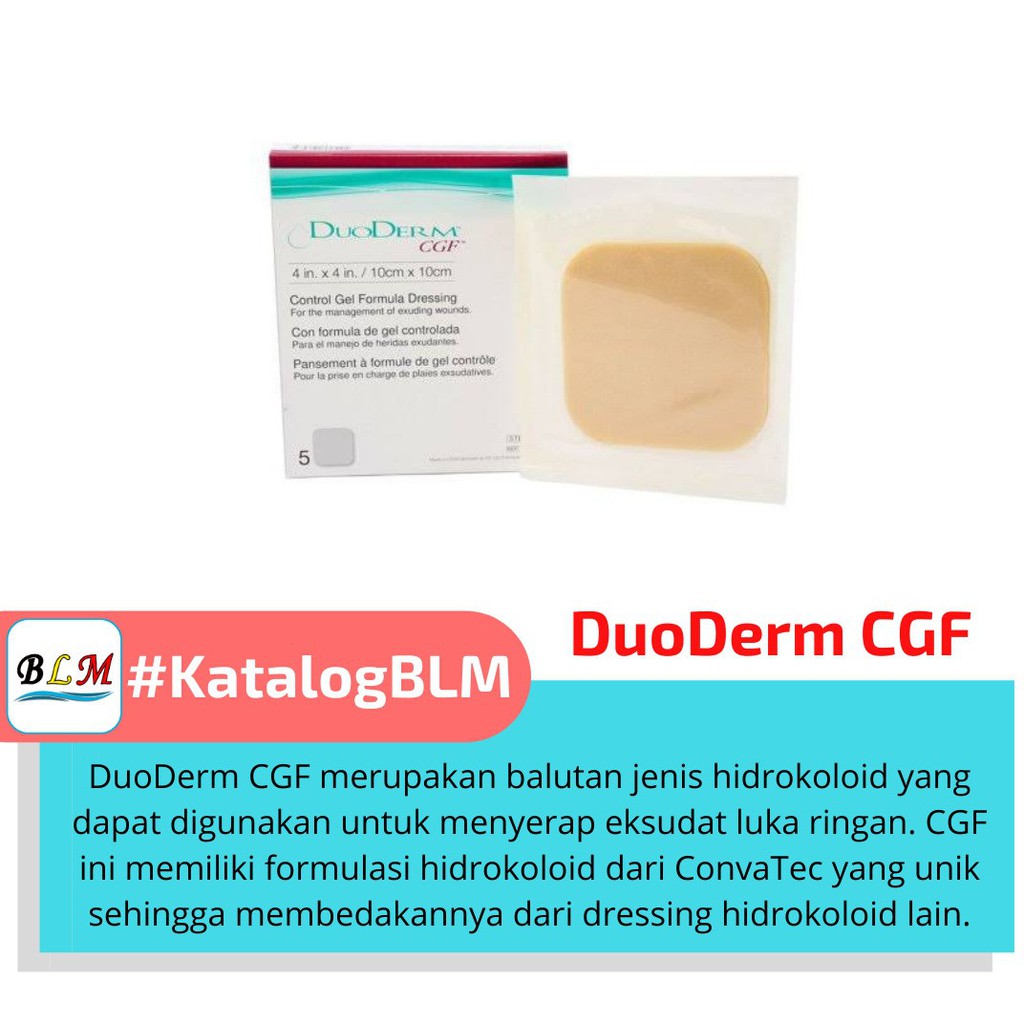 Promo Balutan Plester Hidrokoloid DuoDERM CGF Anti Air Tahan Air Original