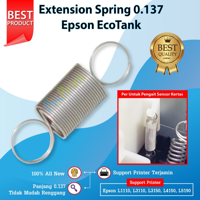 Per Extension Spring Tuas Sensor Pir Printer L1110 L1210 L1250 L1256 L3100 L3101 L3110 L3210 L3116 L3150 L3156 L3250 L3256 L5190 L5290 L5296