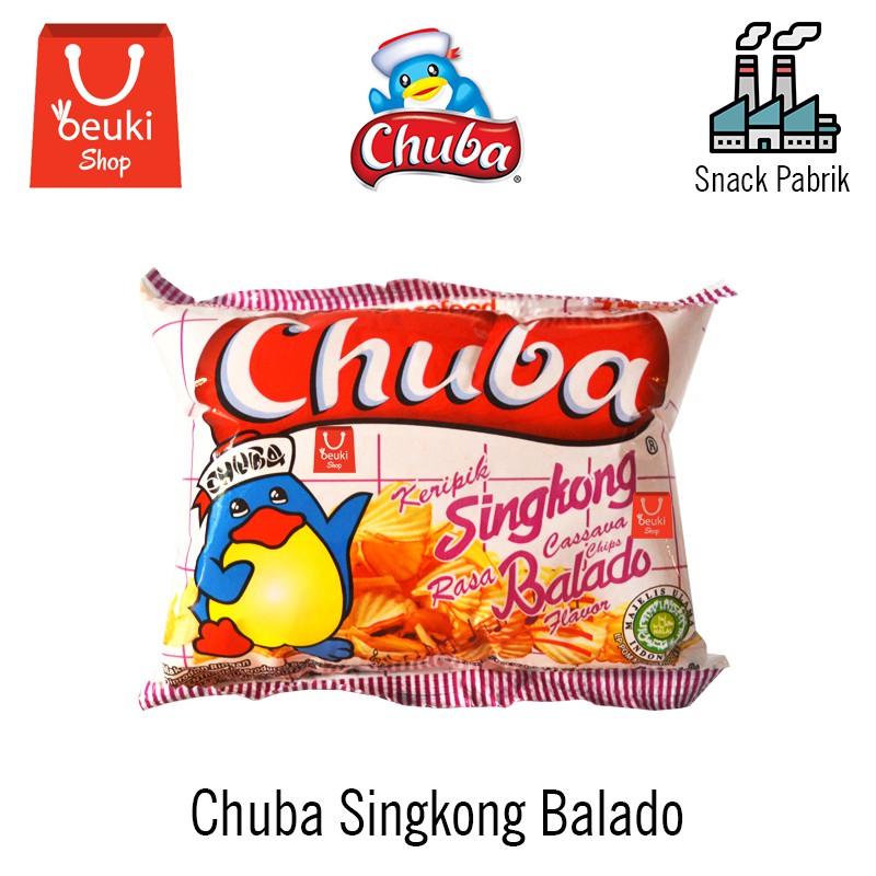 

Chuba Singkong Rasa Balado Jajanan Jadul Rasa Nikmat Harga Murah Meriah - 10gr