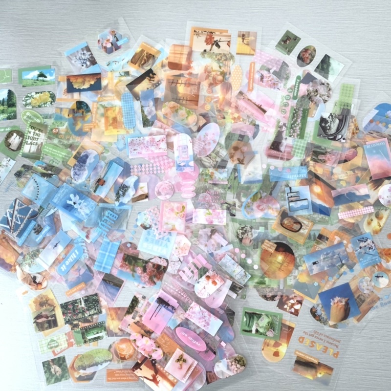 

Random 1pcs Stiker Aesthetic colorful