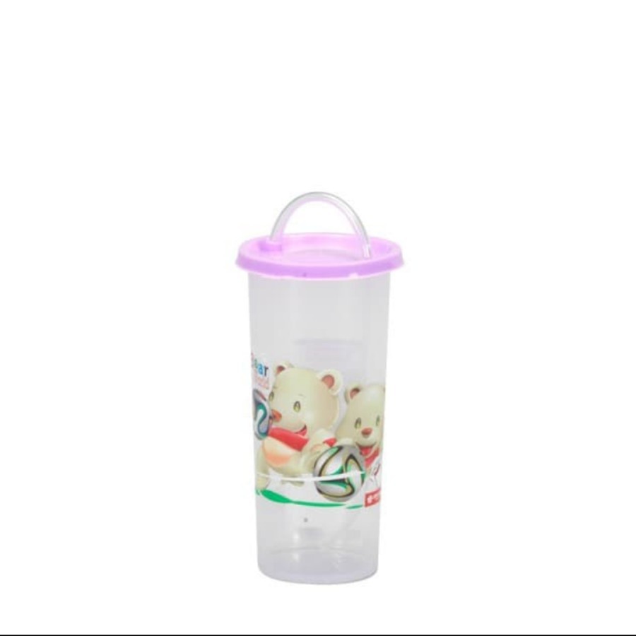 GELAS TUTUP//BOTOL MINUM ANAK SEDOTAN LION STAR