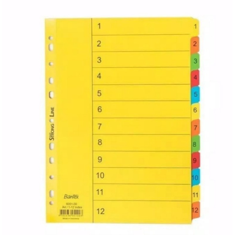 

Bantex 6051 Divider 1-12