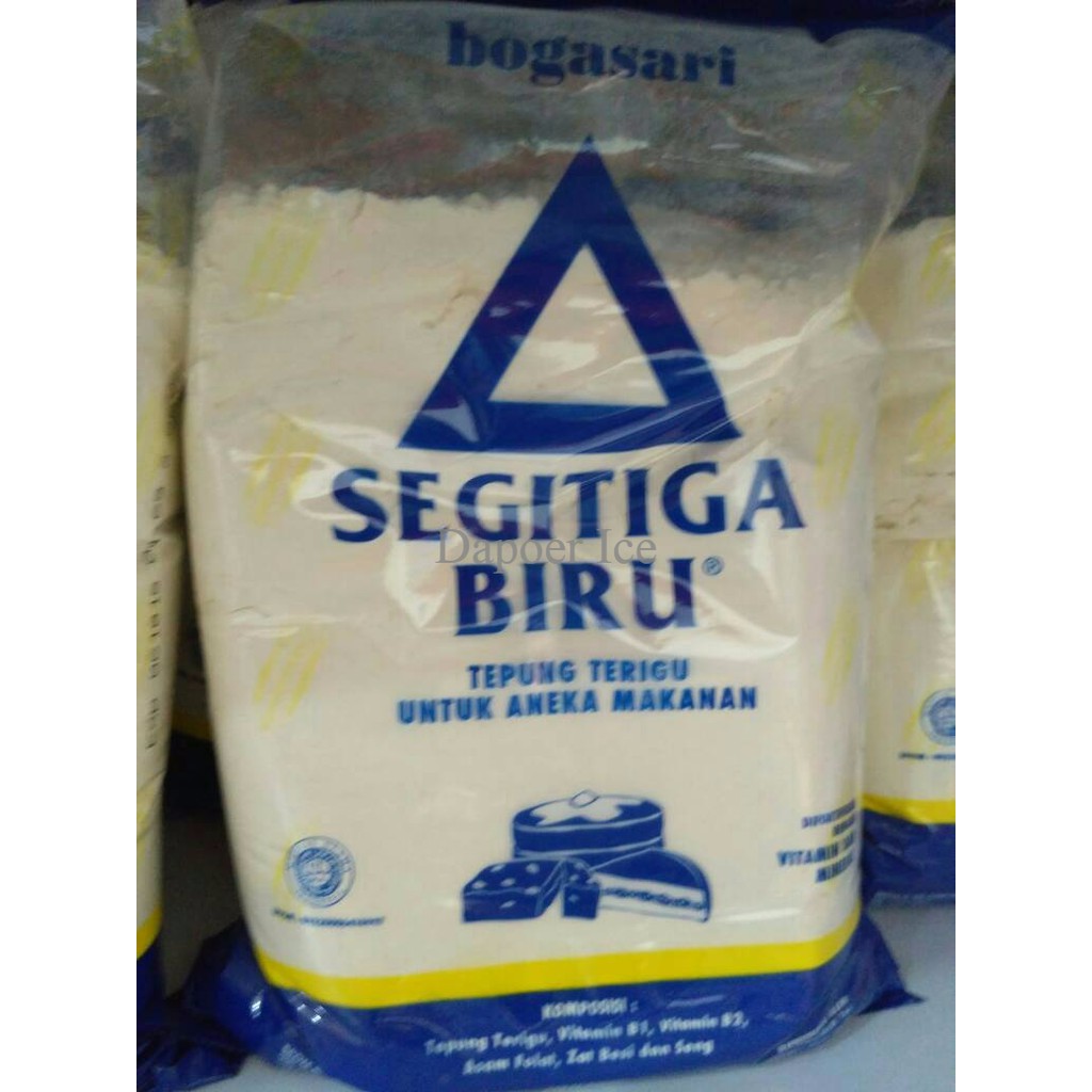 

Tepung terigu segitiga kemasan bening 1kg