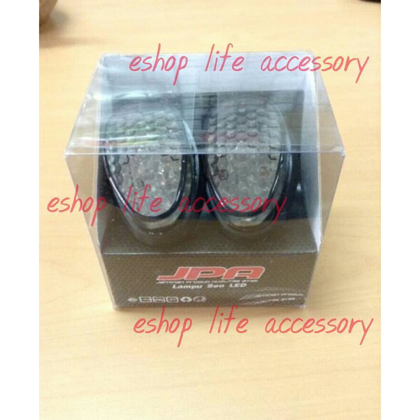 Lampu sen sein LED tempel bulat oval JPA aksesoris motor sport