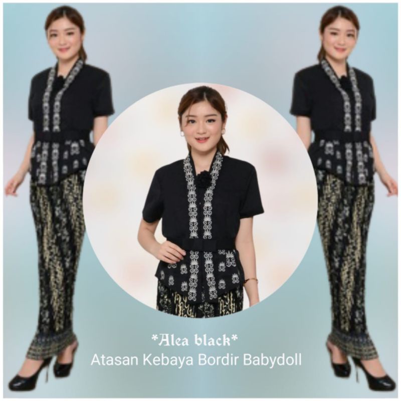 Atasan kebaya bordir encim modern