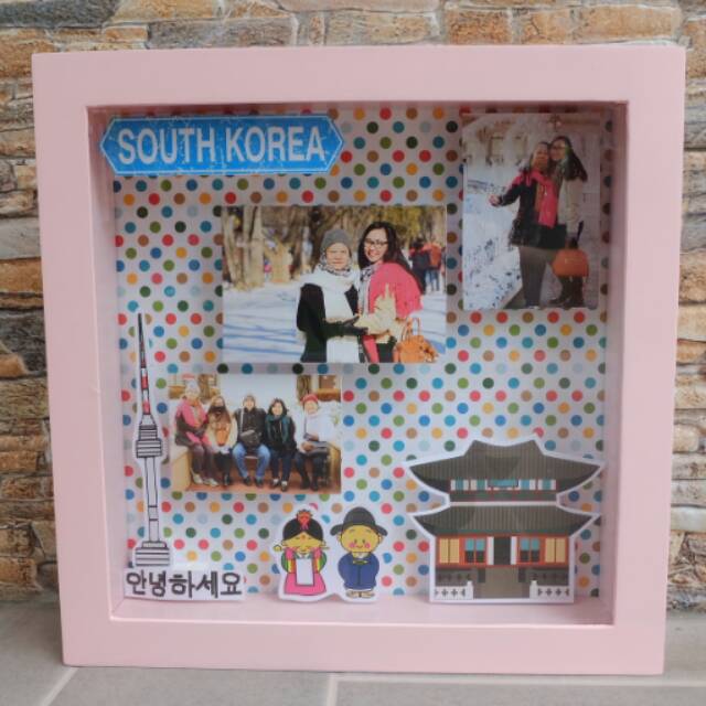 

Scrapframe 20x20cm (Hadiah graduation , ulang tahun , anniversary) scrapbook scrapbox