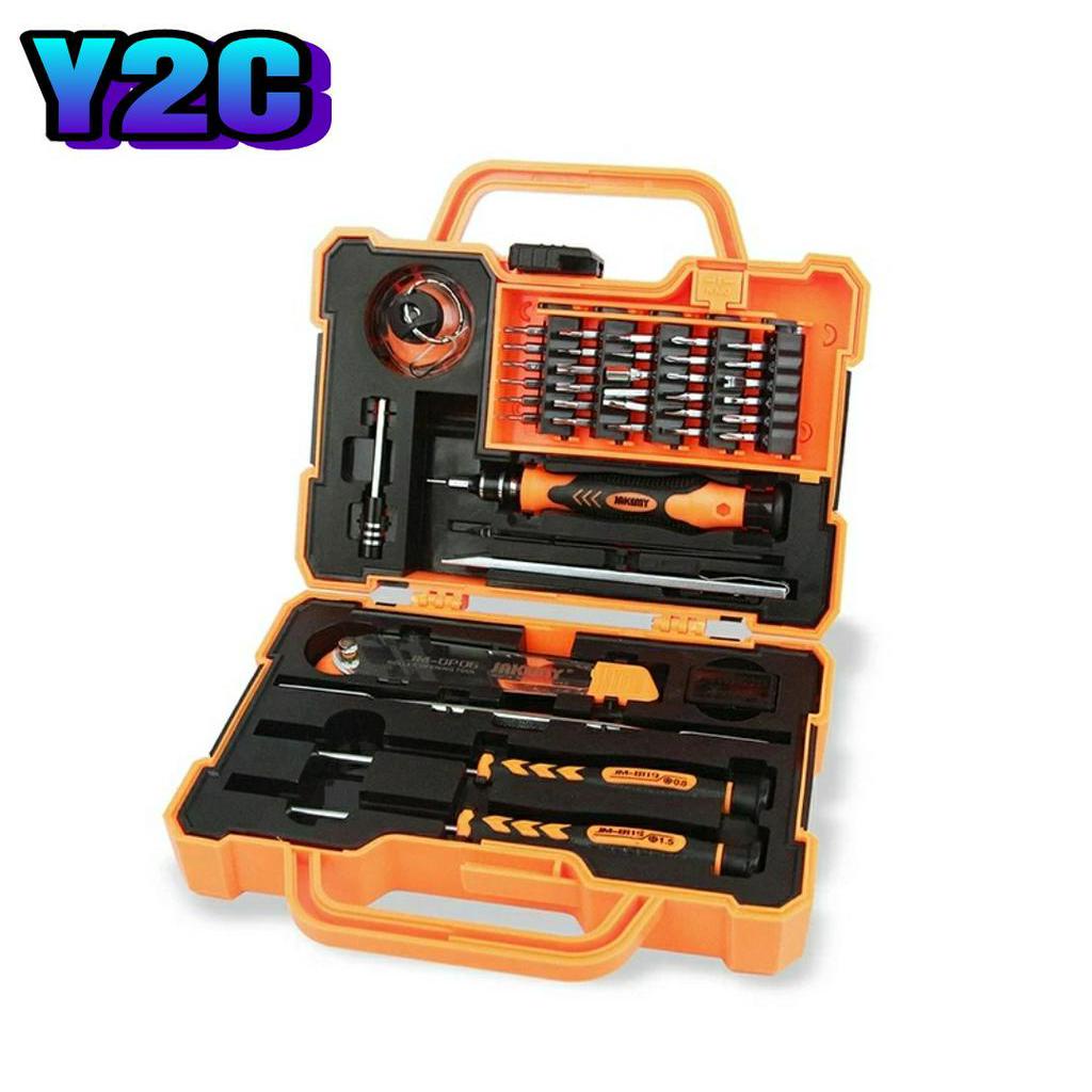 OBENG SET JAKEMY JM-8139  45 IN 1 MULTI BIT FOR IPHONE 6 7 8 X / TABLET / PC / ALAT SERVIS HP