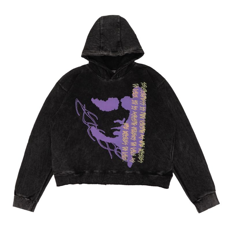 HOODIE SELFISH Oversize Wash Acid Unisex