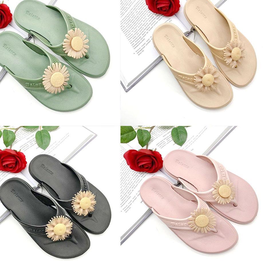 SANDAL Wanita Sandal Jepit Untuk Anak-Remaja Bahan Karet Motif Bunga Terbaru