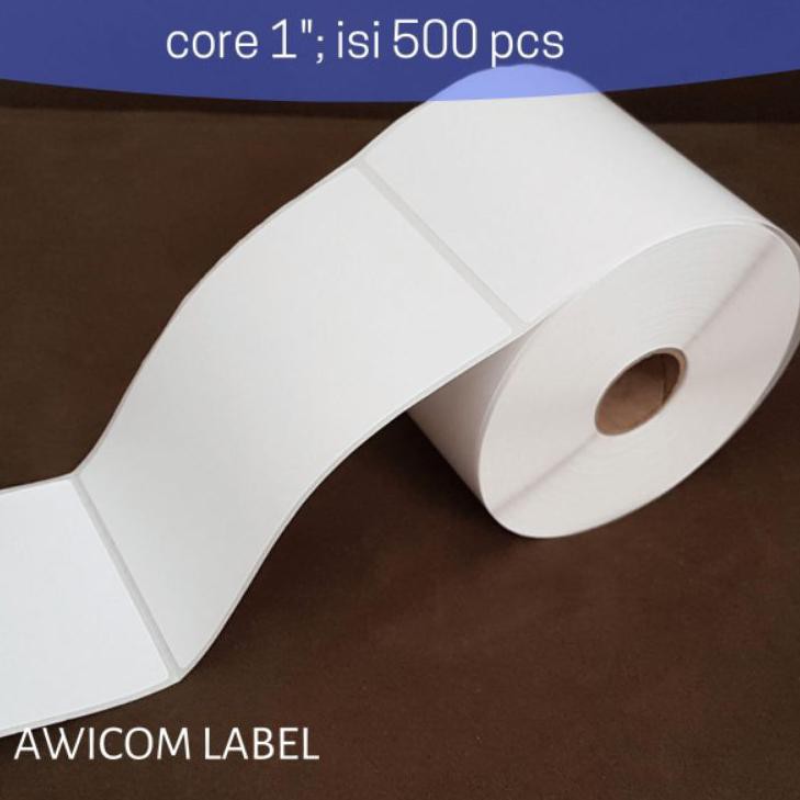 

Label Barcode Direct Thermal 80x120 80 x 120 core 1" isi 500 pcs