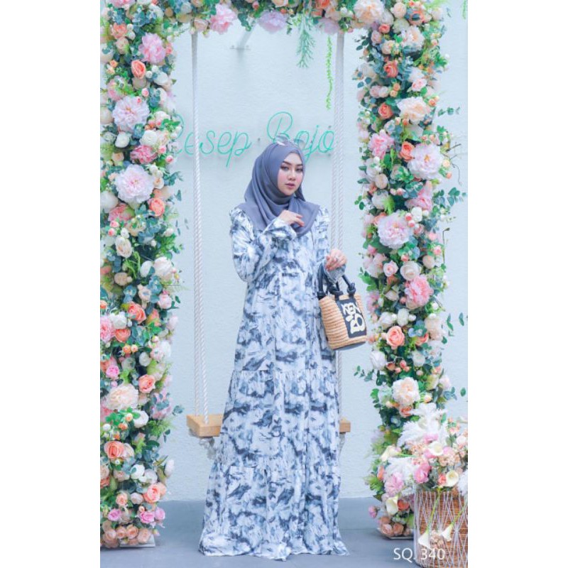 gamis tie dye by asyiqa
