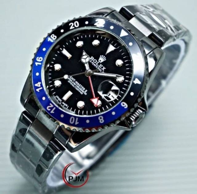 Jam Tangan Pria Rolex Automatic Mesin GMT Master