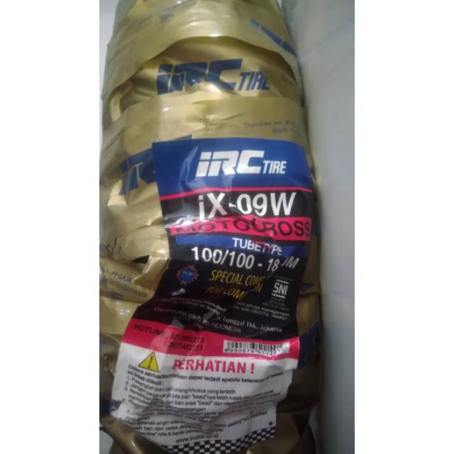 Ban Luar Belakang KLX 100/100-18 IRC MotoCross iX-09W