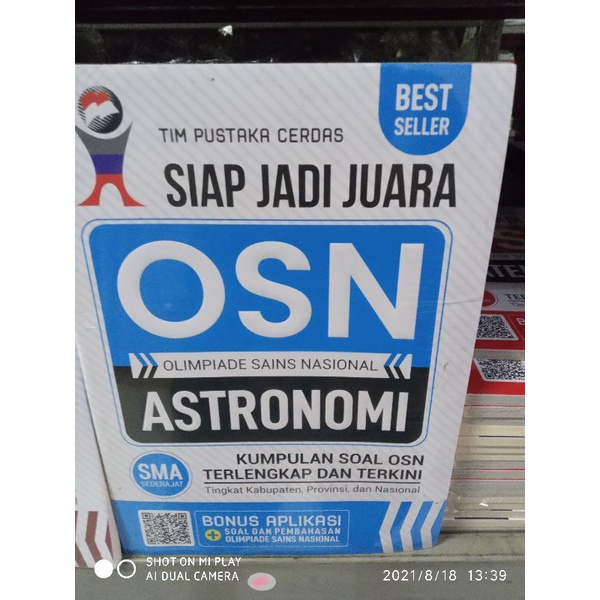 Jual Buku Siap Jadi Juara OSN Astronomi Untuk SMA Kumpulan Soal OSN ...