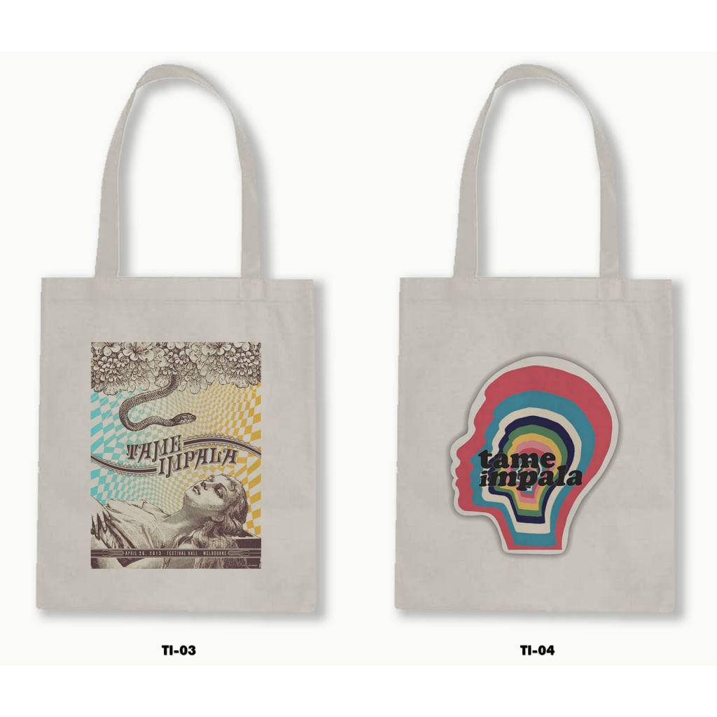 TOTE BAG BLACU - TAME IMPALA