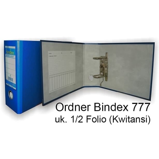 

Ordner Bindex 777 Ukuran Kwitansi Hitam-Biru