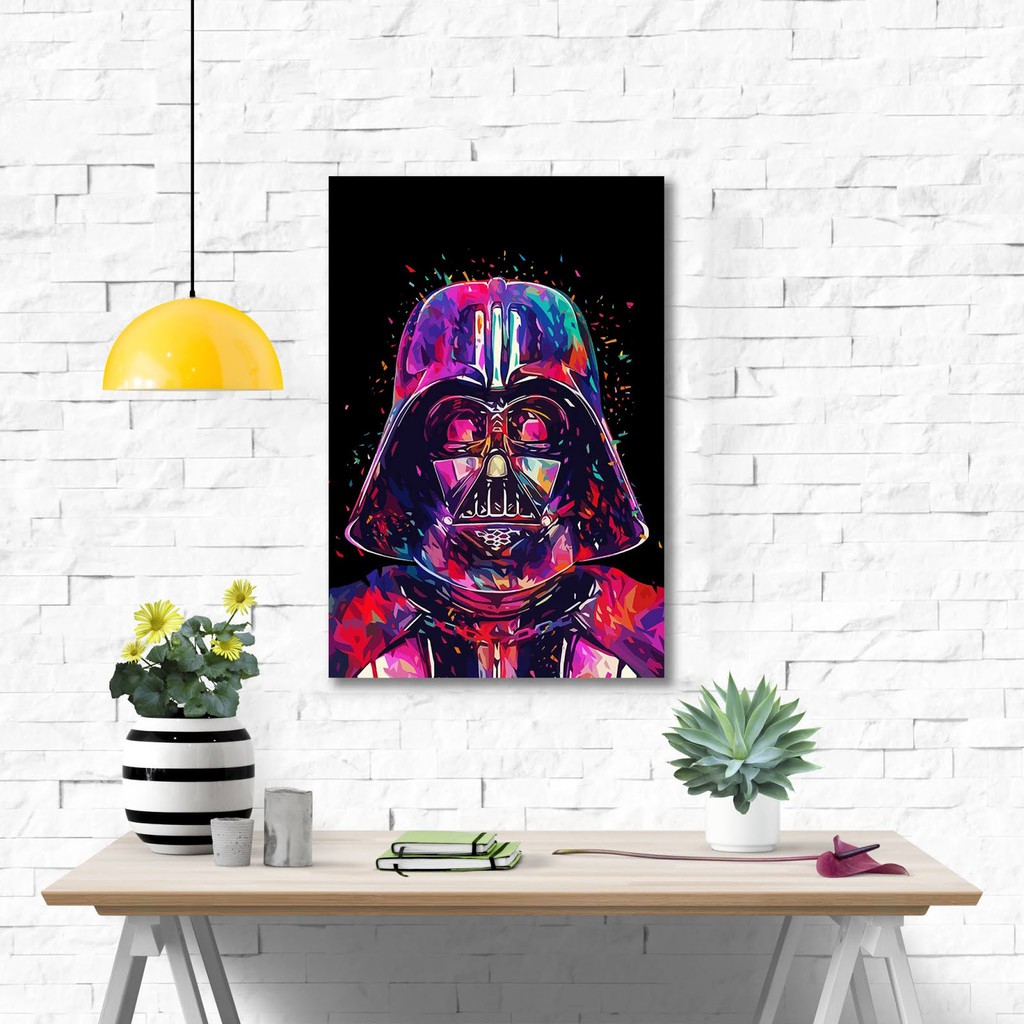 Poster kayu pajangan dinding - star wars