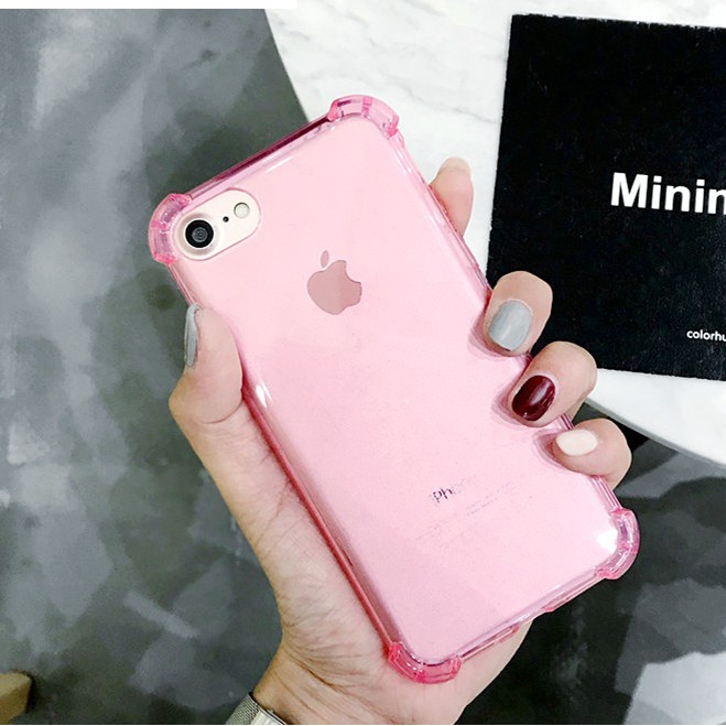 Casing Soft Case Belakang Bahan Silikon Shockproof Anti Bentur Mewah Untuk iPhone x / Max / Max