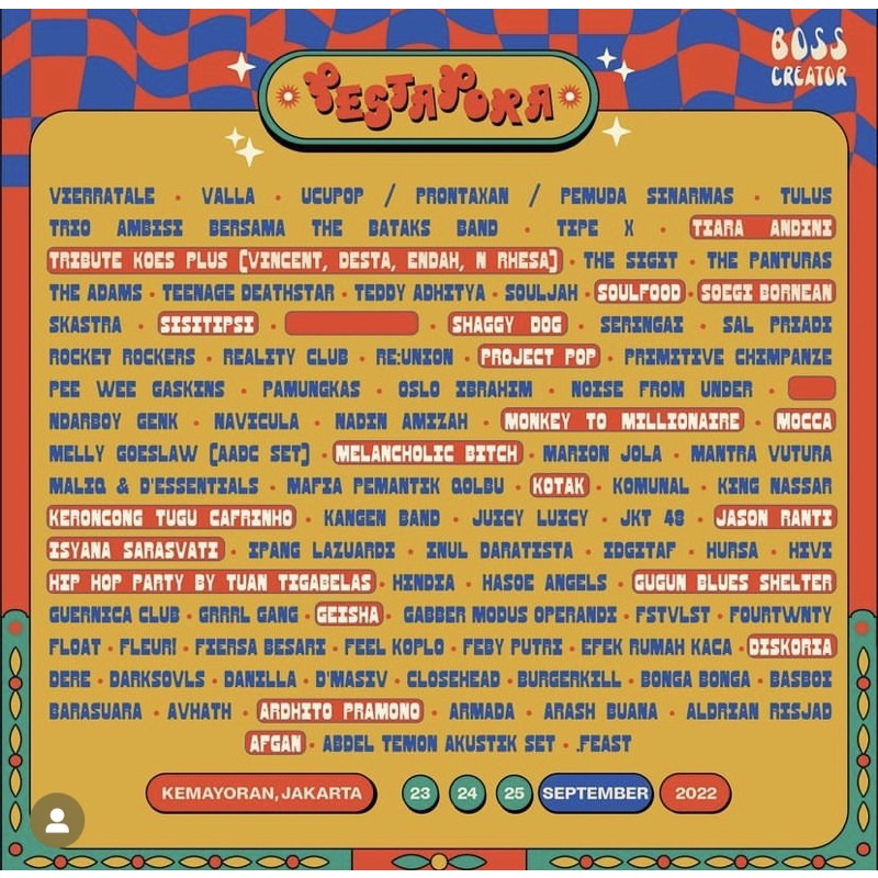 TIKET PESTAPORA 2022 3 DAY PASS