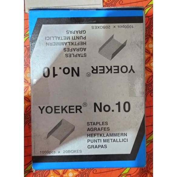 

Anak Hekter Yoeker No10 isi 20box (1000pcs)