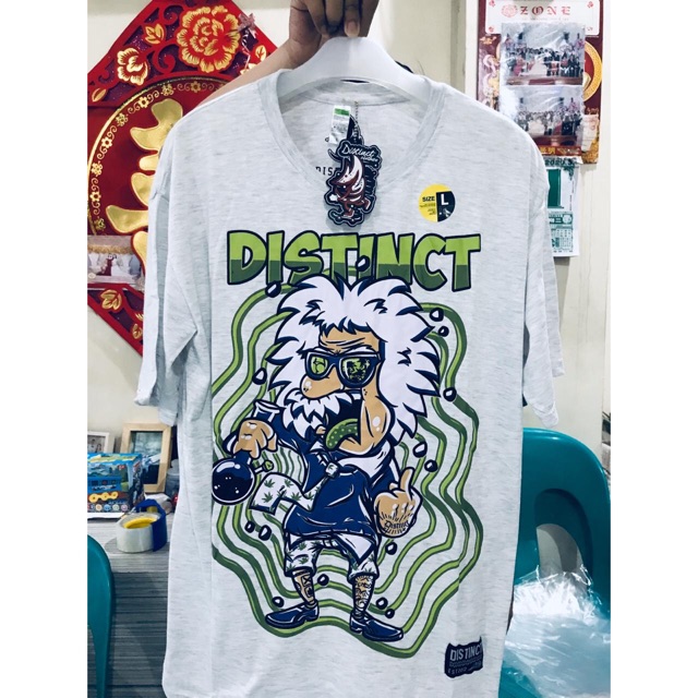 KAOS DISTINCT ORIGINAL ABU MISTY COOL SIZE L BESAR
