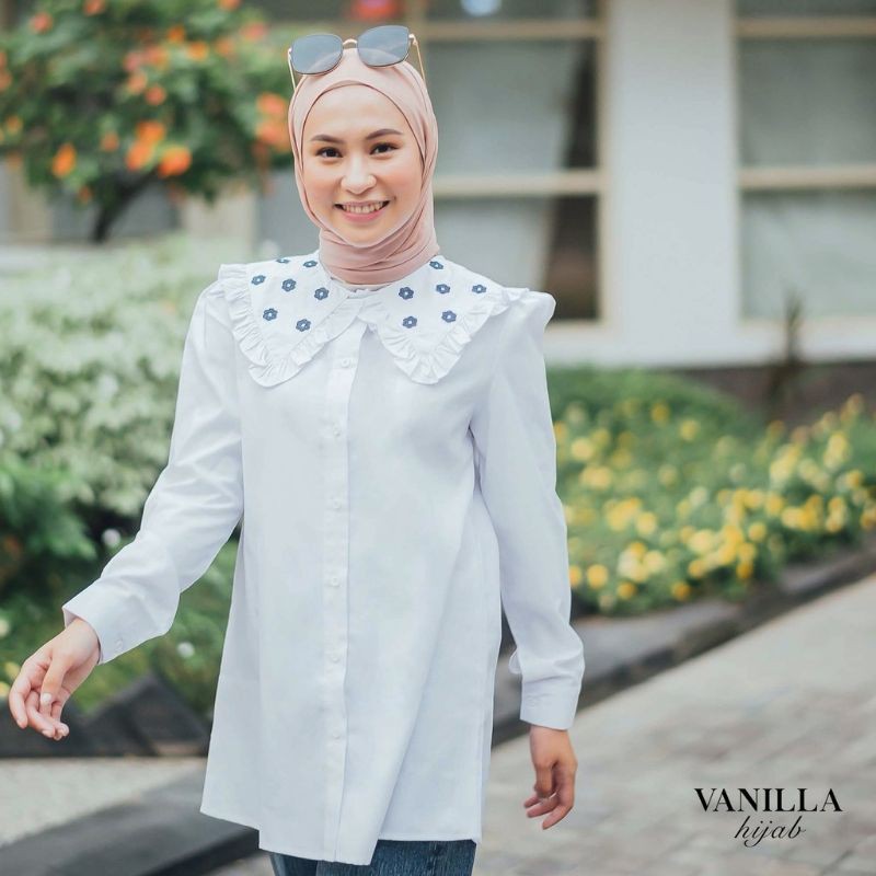 Audrey blouse Vanilla Hijab